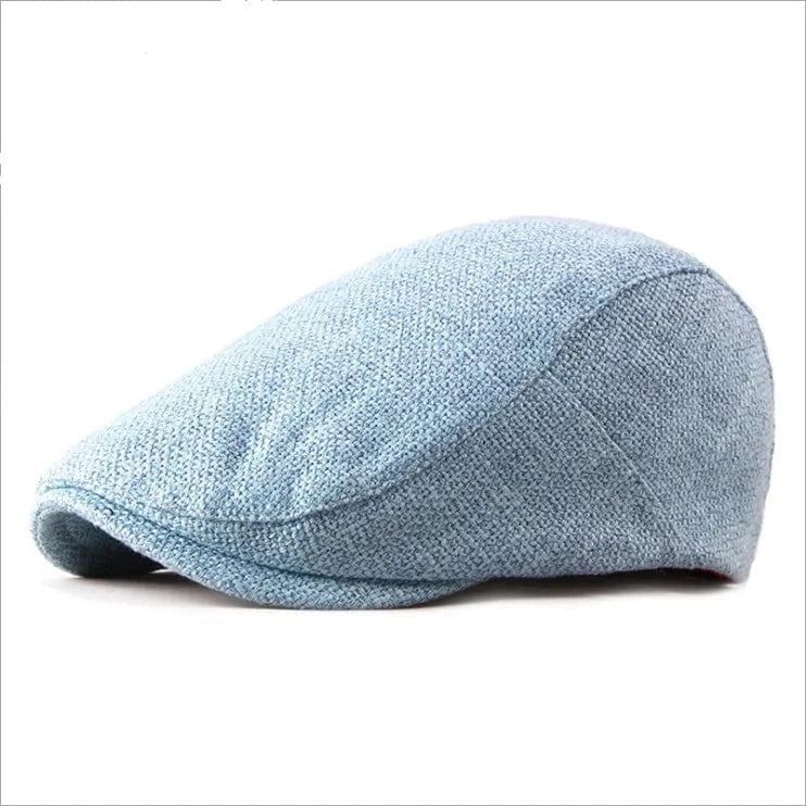 Wholesale Custom cheap cotton Plain Newsboy  Cotton ivy Cap black