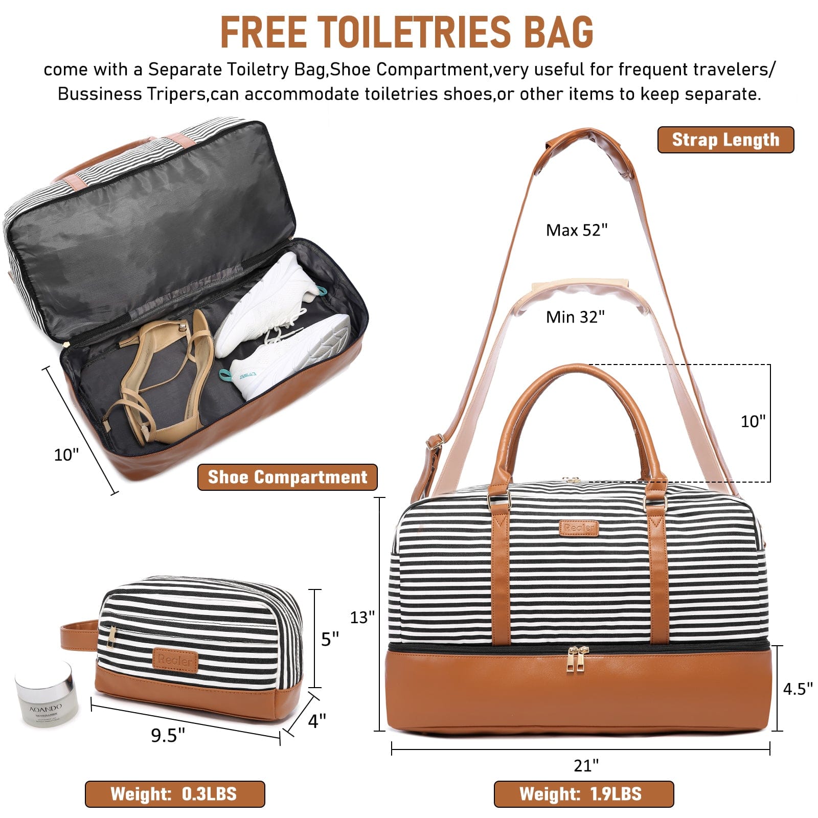 Wholesale custom low moq vintage canvas PU leather trim tote crossbody shoulder bag women weekend duffel travel bags