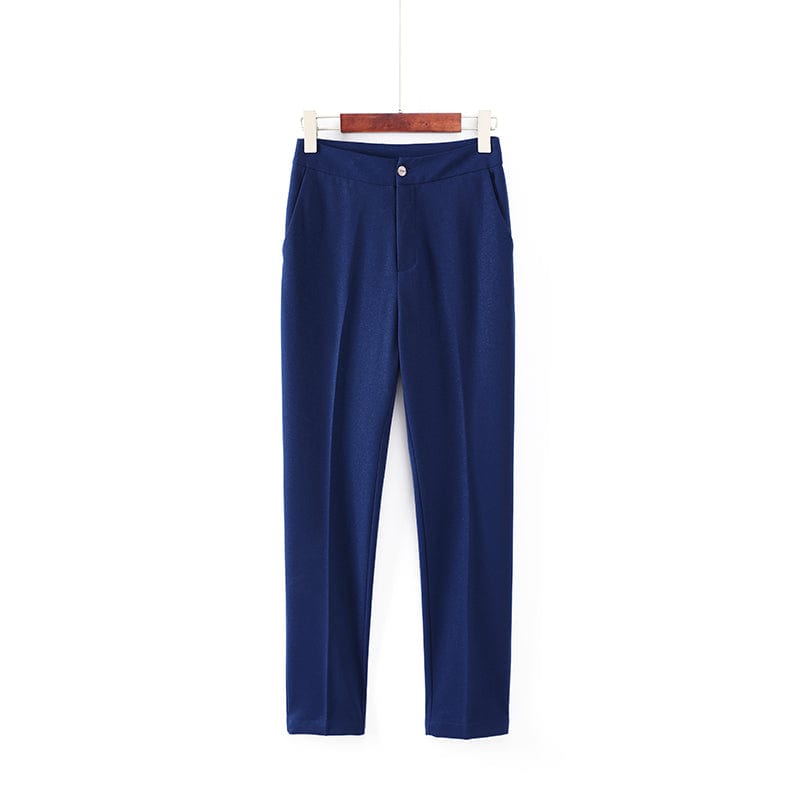 Wholesale Dropship OEM High-Quality New Single Button Women's Trousers Suit Two Piece suit For Women Pant Suits Office Wear