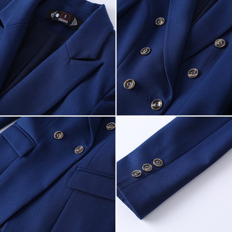 Wholesale Dropship OEM High-Quality New Single Button Women's Trousers Suit Two Piece suit For Women Pant Suits Office Wear