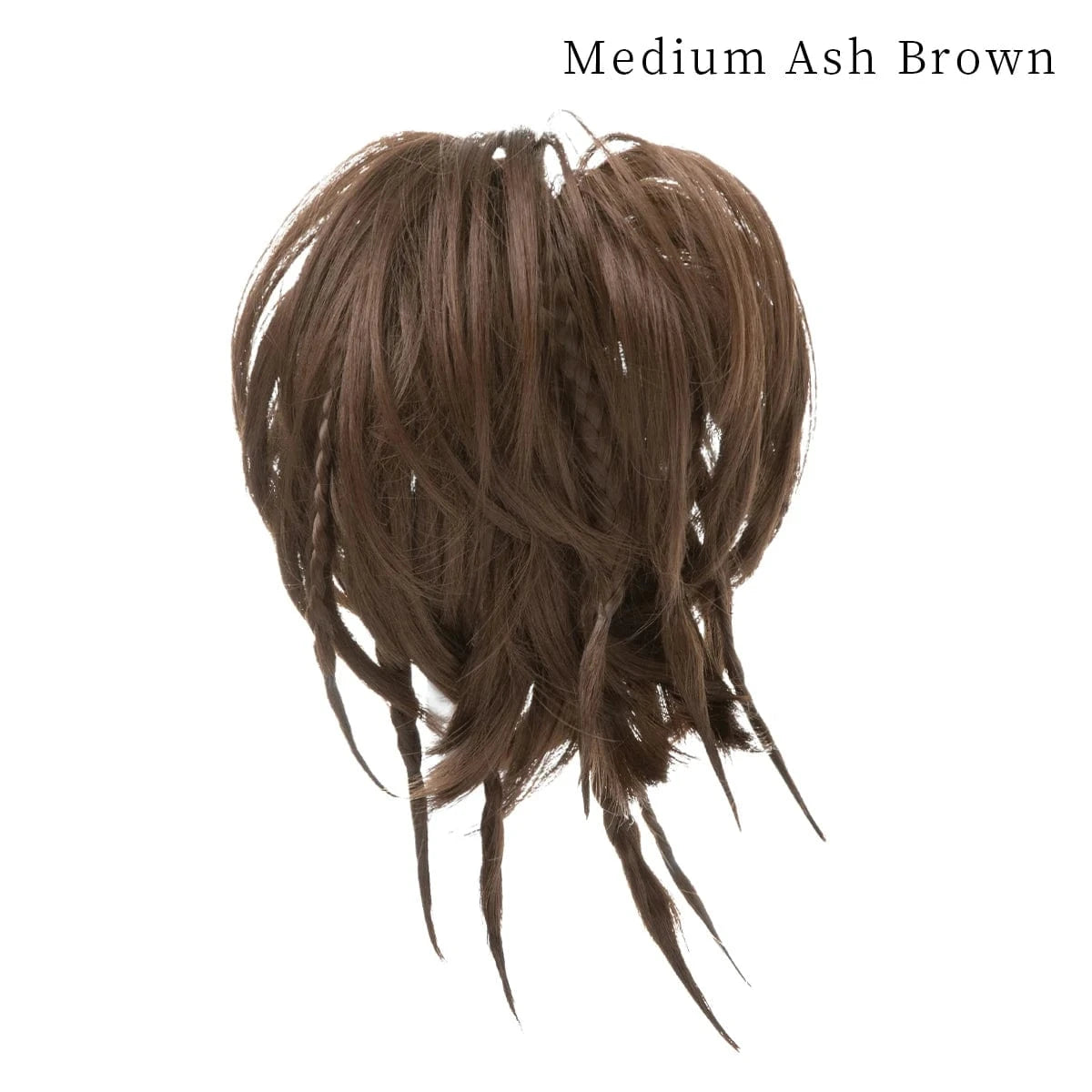 Wholesale Fashion Curly Large Messy Padding Pieces Synthetic Bun Stick Hair Postiches Chignon  With Braids For White Women