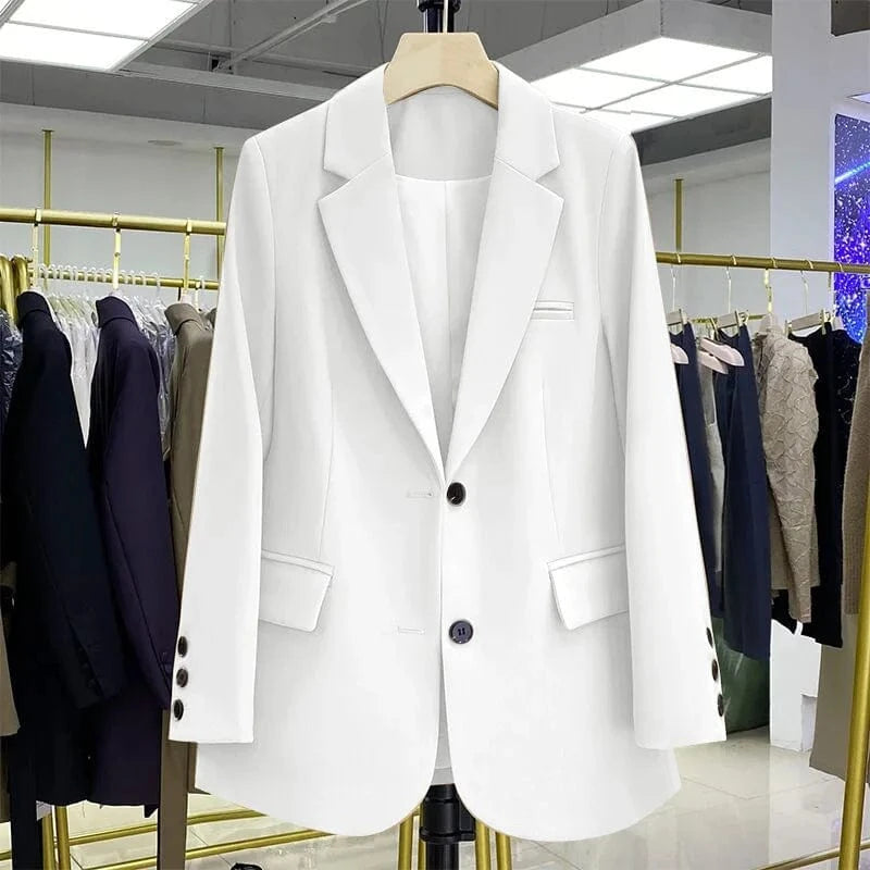 Wholesale Fashion Women Coats Designer Casual Long-Sleeved Loose Blazer Women's Suits