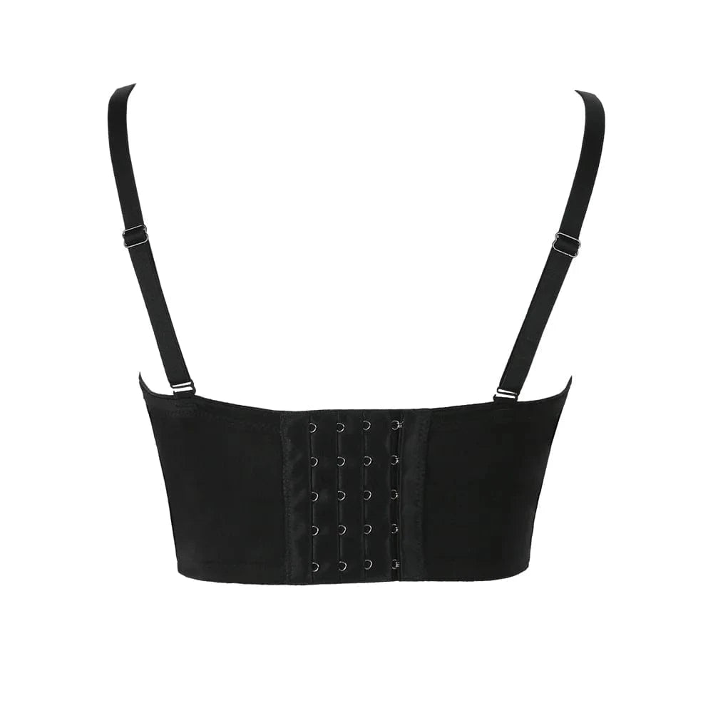 wholesale girls sexy silver rhinestone half cup corset bustier  top