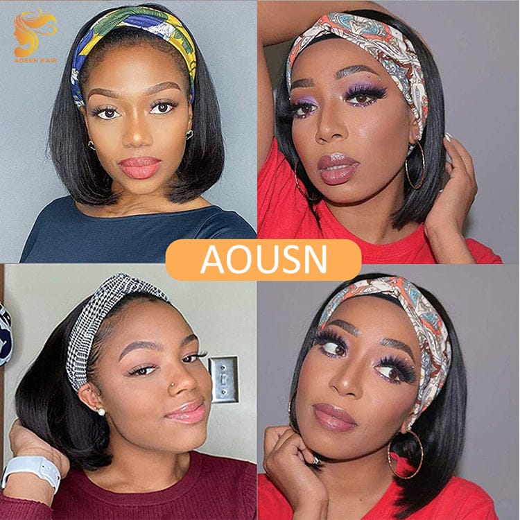 Wholesale Headband Wig Human Hair For Black Women, Virgin Human Hair Headband Wig, Kinky Curly Headband Wig