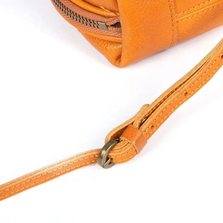 Wholesale Leather Handbag For Women Horizontal Soft Genuine Cowhide Leather Vintage Style Shoulder Bag