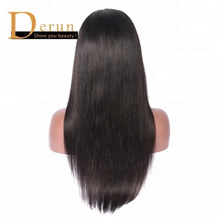 Wholesale Mink Cambodian human Hair Raw Virgin Straight Hair Full Cuticle Aligned 13*6 Lace frontal Wigs 150% density
