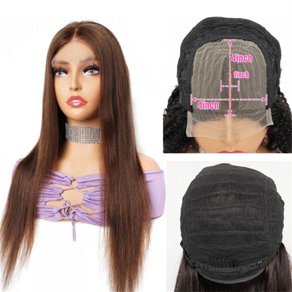 Wholesale Natural Cheap Human Hair Lace Front Wigs Straight Lace Frontal Wigs for Black Women Cheap Glueless Lace Closure Wigs