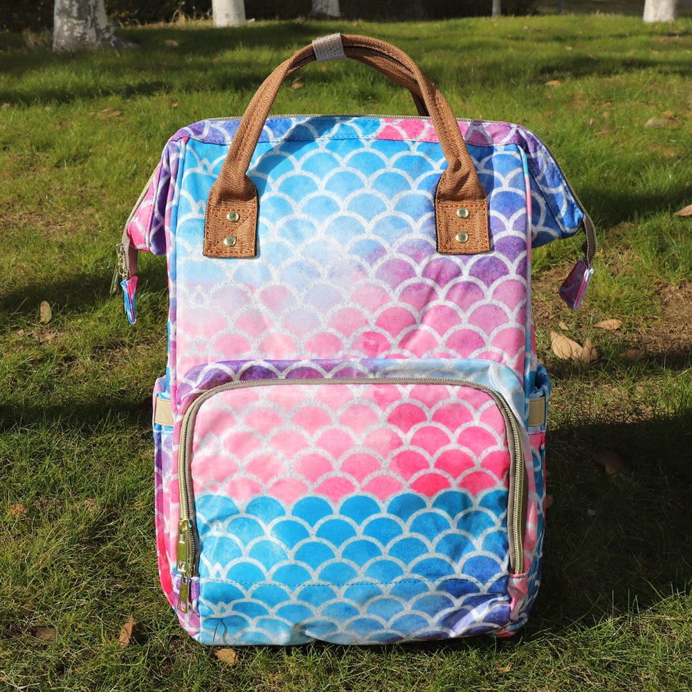 Wholesale OEM Factory Colorful Snake Design Maternity Mummy Bag Tote Handbag Waterproof Travel Diaper Bag For Mom Baby Care