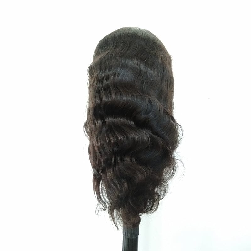 Wholesale Pre Plucked Swiss HD Lace Hair Wig Cuticle Aligned Body Wave Lace Frontal Wig for Women