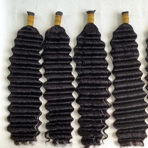wholesale price 100% virgin Human Hair curly human braiding hair  double drawn bulk human  Hair For Braiding