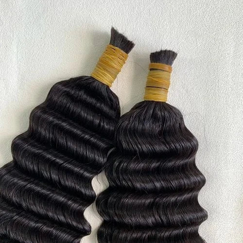 wholesale price 100% virgin Human Hair curly human braiding hair  double drawn bulk human  Hair For Braiding