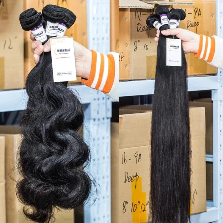 Wholesale Price Peruvian Cuticle Aligned Raw Virgin Human Hair Weave Thick Remy 26 Inch Silky Straight Hair Bundle