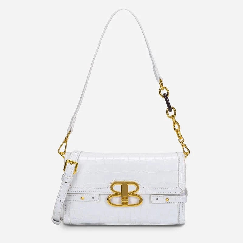 Wholesale price punk handbag custom small crossbody bag pu leather crocodile new latetest handbags 2023