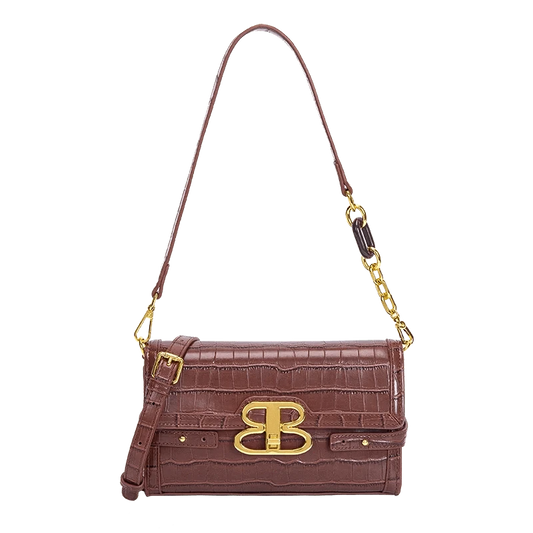 Wholesale price punk handbag custom small crossbody bag pu leather crocodile new latetest handbags 2023