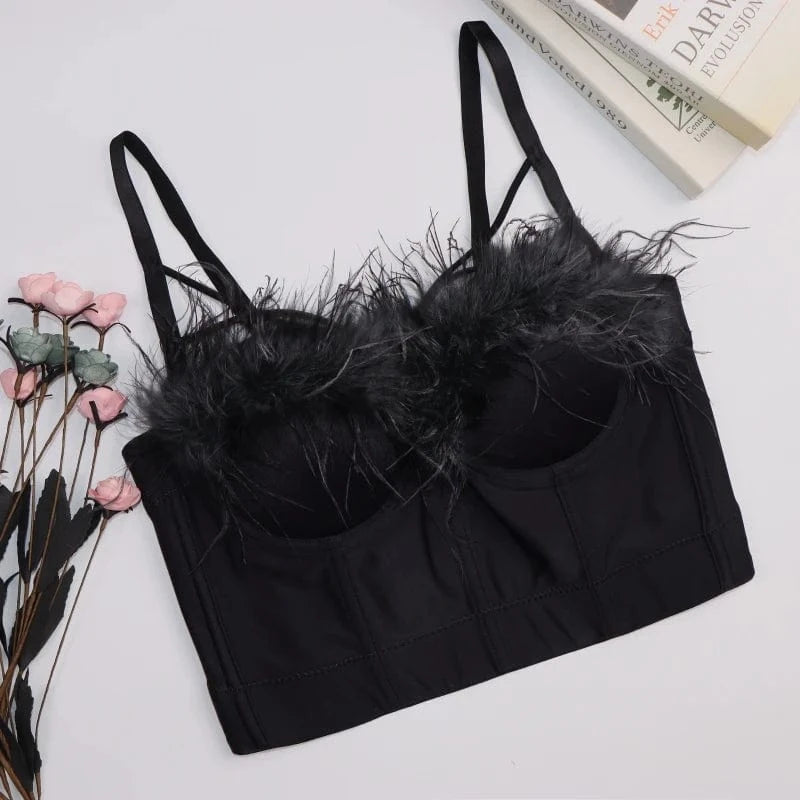 Wholesale quality Collar fleece Ladies corset tops Sexy women corsets tops for women's Sexy