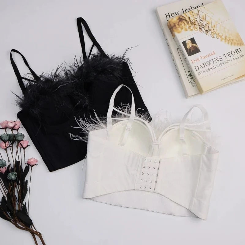 Wholesale quality Collar fleece Ladies corset tops Sexy women corsets tops for women's Sexy