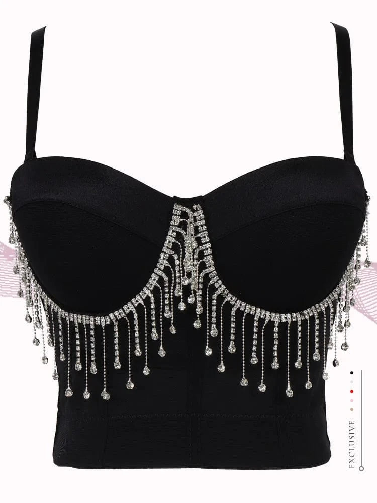 Wholesale rhinestone color women's corset tights