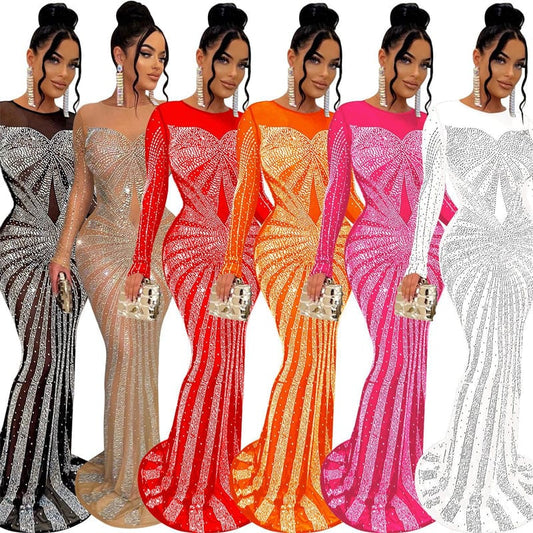 wholesale rhinestone crystal bead bridal civil court maxi long wedding evening dress full sweetheart ball gown for wedding