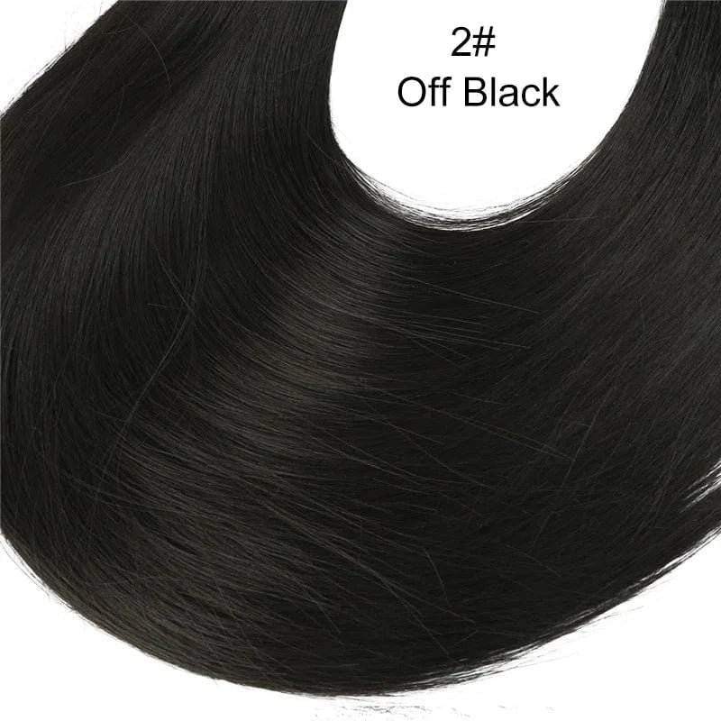 Wholesale SARLA 22'' Long Invisible Cheap Shaped Blonde U Part Synthetic Wigs Natural Hair Extensions Clip in Half Wig Curly