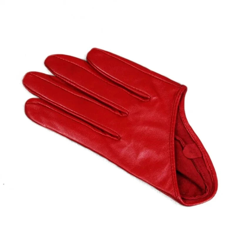 Wholesale sheepskin leather party dress texting women sex gloves