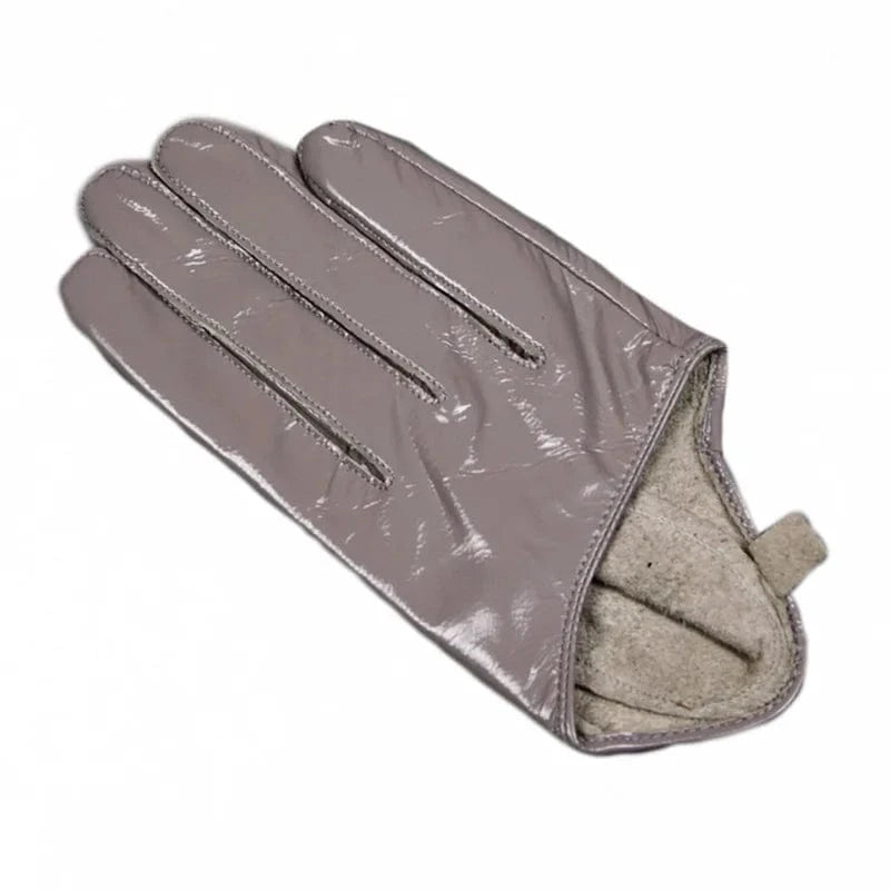 Wholesale sheepskin leather party dress texting women sex gloves