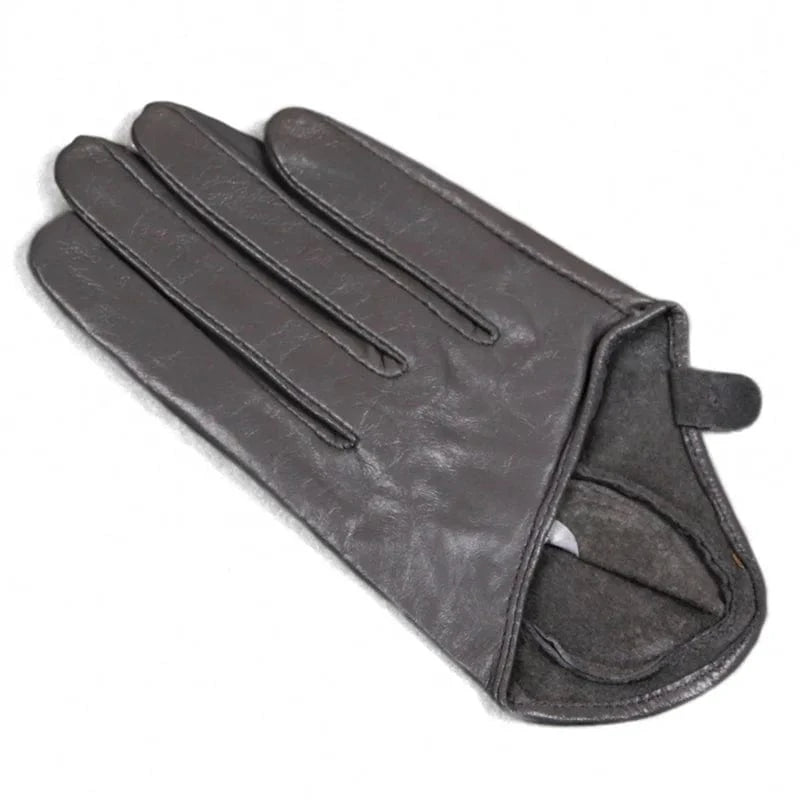 Wholesale sheepskin leather party dress texting women sex gloves