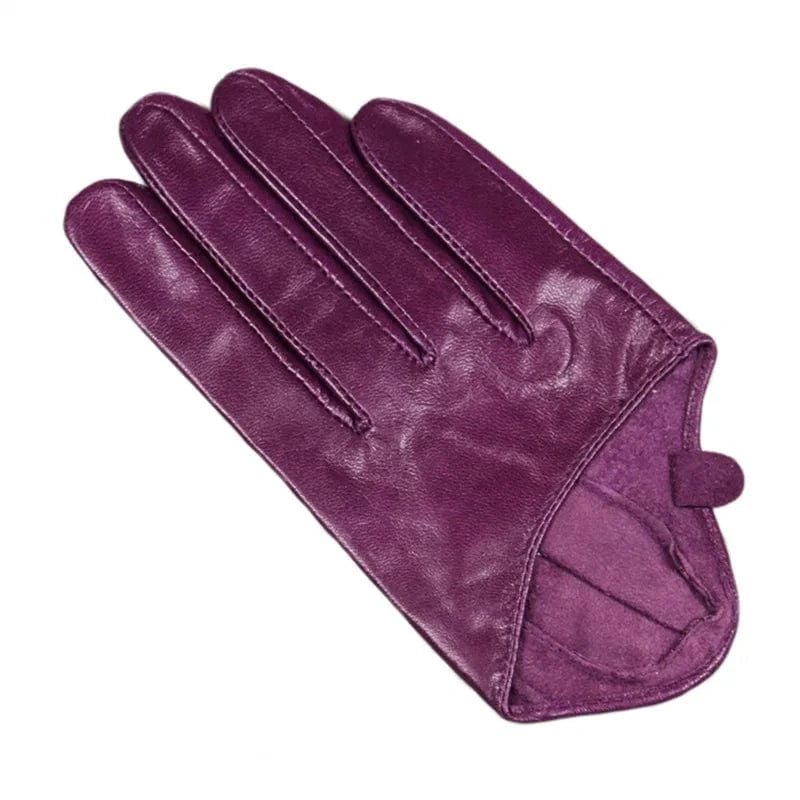 Wholesale sheepskin leather party dress texting women sex gloves