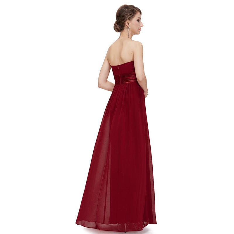 Wholesale Simple Cheap price Long Sexy Women Sweep Train Evening Dress