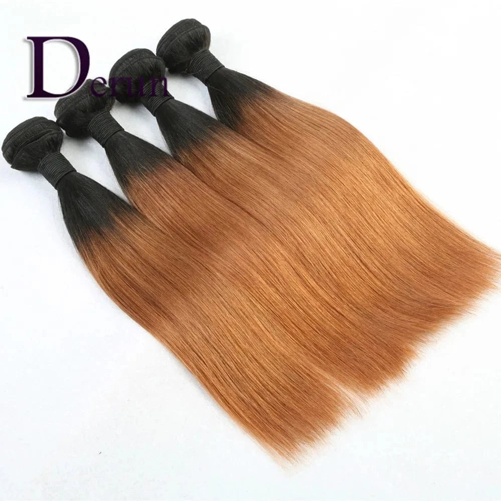 Wholesale Top quality double drawn weft 1b/30 straight virgin cuticle aligned hair