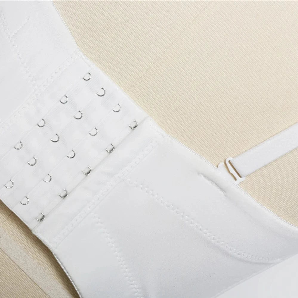 Wholesale transparent white tank top cupless fashion bra bustier women