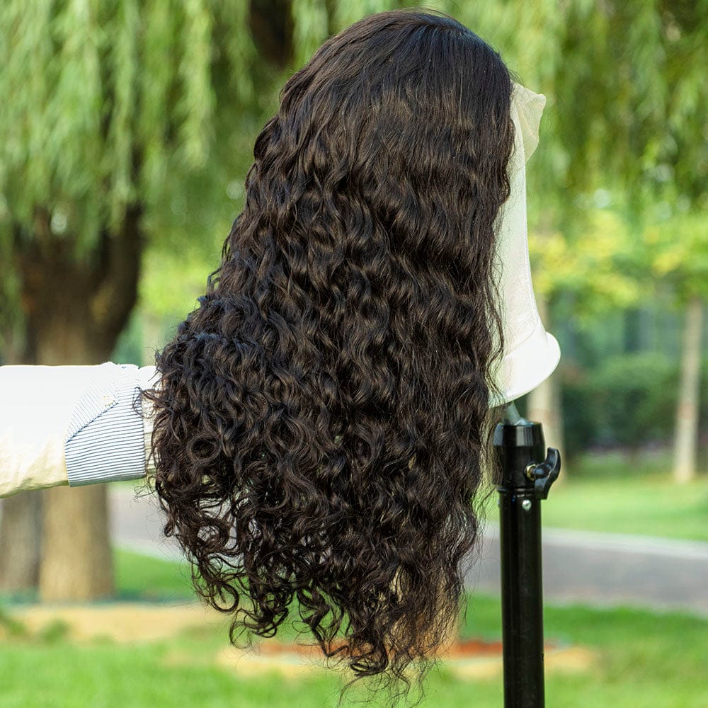 Wholesale Virgin Brazilian Human Hair Straight 360 Lace Frontal Top Quality Lace Band 360 Closure Wigs For Black Women