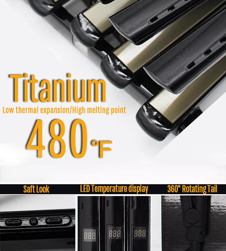 Wholesale wave plate ceramic hair crimper waver curling crimping iron for hair