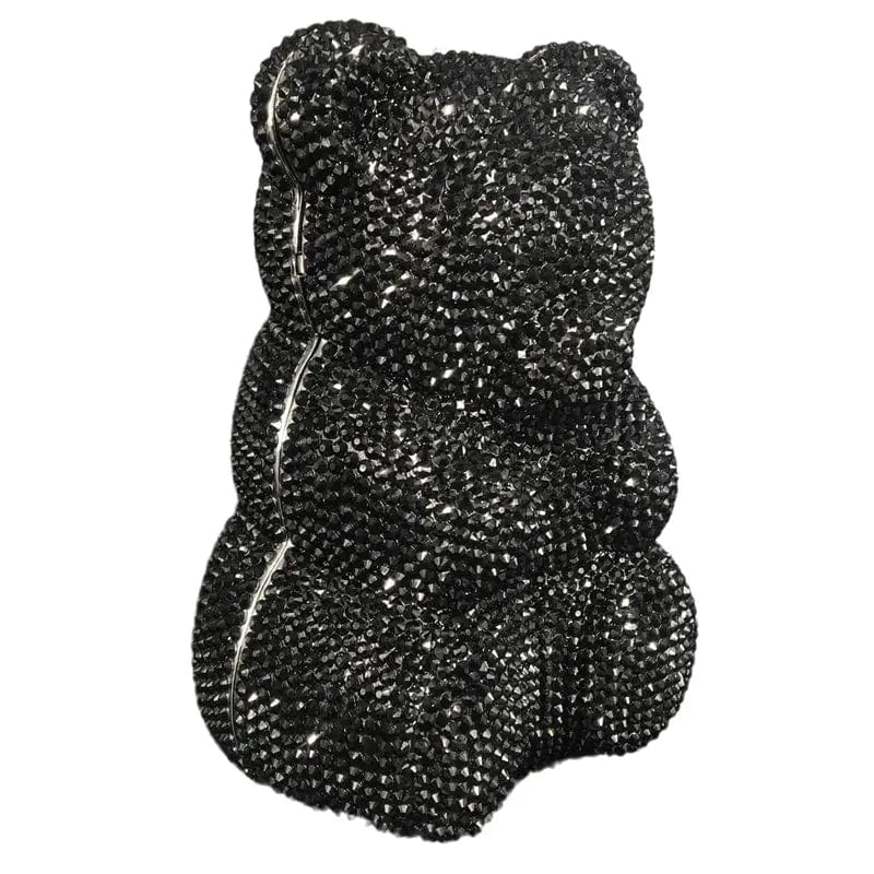Wholesales Handmade Bling Crystal Rhinestone Clutch Evening Bag for Formal Party Diamond Small Gummy Bear Clutch Dinner Purse