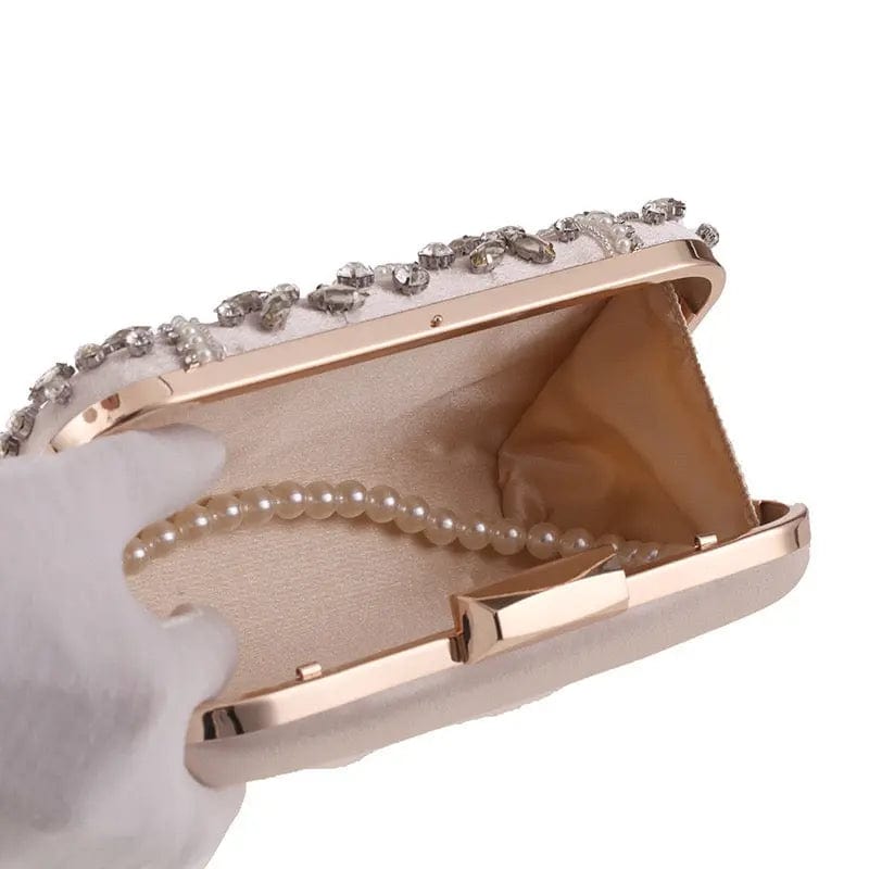 Wholesales Ladies India Style  Rhinestone Clutch Diamond Evening Beaded Bag Clutch HandBags Shoulder Diamond Purse
