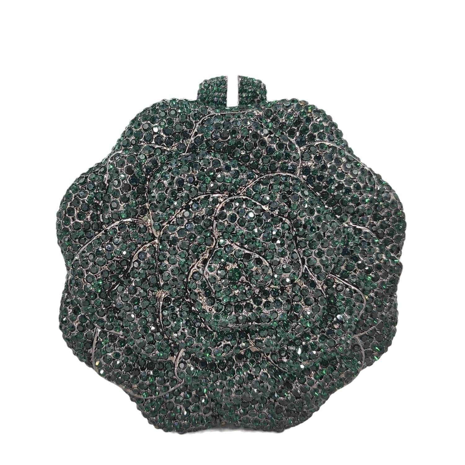 Wholesales Luxury Crystal Flower Evening Clutch Bag Female Wedding Rhinestone Party Purse and Handbag Woman;s