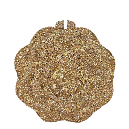 Wholesales Luxury Crystal Flower Evening Clutch Bag Female Wedding Rhinestone Party Purse and Handbag Woman;s