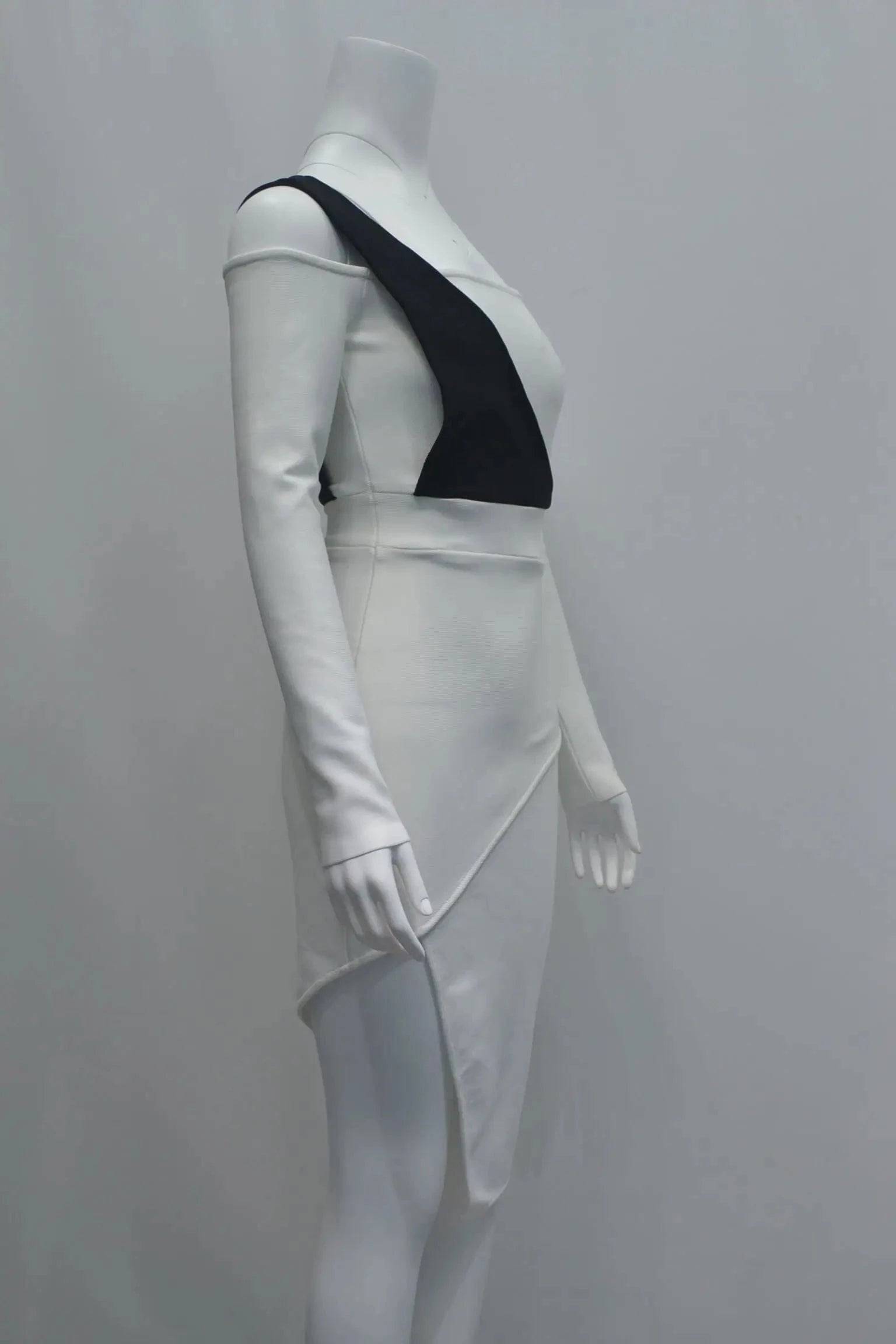 woman clothes elegant long sleeve prom dress knee length bodycon bandage Party dresses