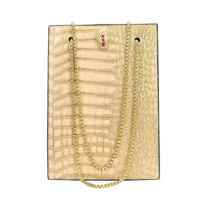 Women Bag Vintage Crocodile Pattern Crossbody Bags for Women PU Leather Trend Designer Shoulder Handbags Large Capacity Bucket