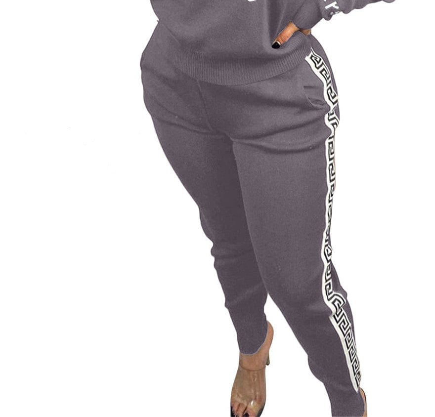 Women Casual 2 Piece Outfit Long Pant Set Sweatsuits Tracksuits