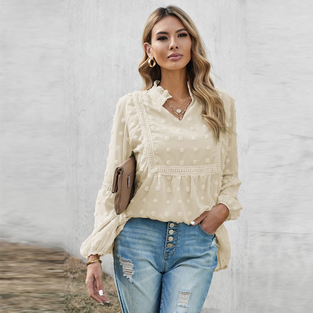 Women chiffon Blouse long sleeve girls lovely floral embroidery shirt 2022 summer ladies blouse woman tops femme chic