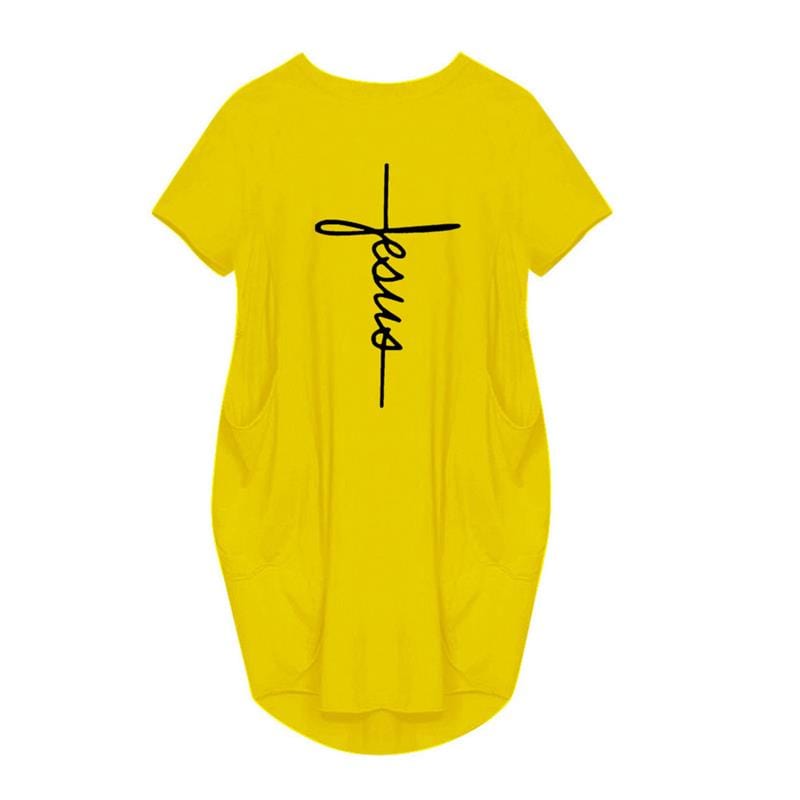 women clothing Faith short sleeve summer dress lounge wear vestidos de fiesta gowns cotton african dress European Clothing