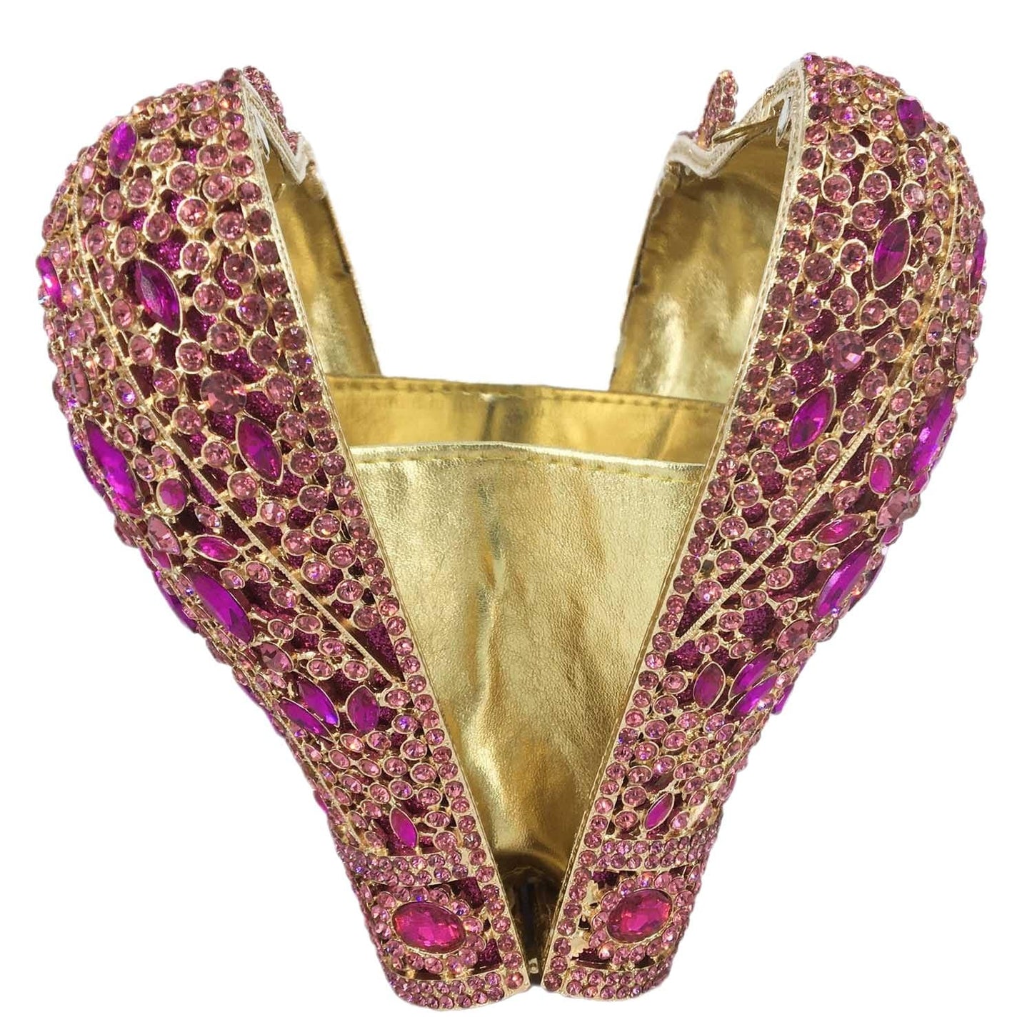 Women Crystal Clutch Evening Purses and Handbags Bridal Handbag Wedding Diamond Crown Shape Party Bag