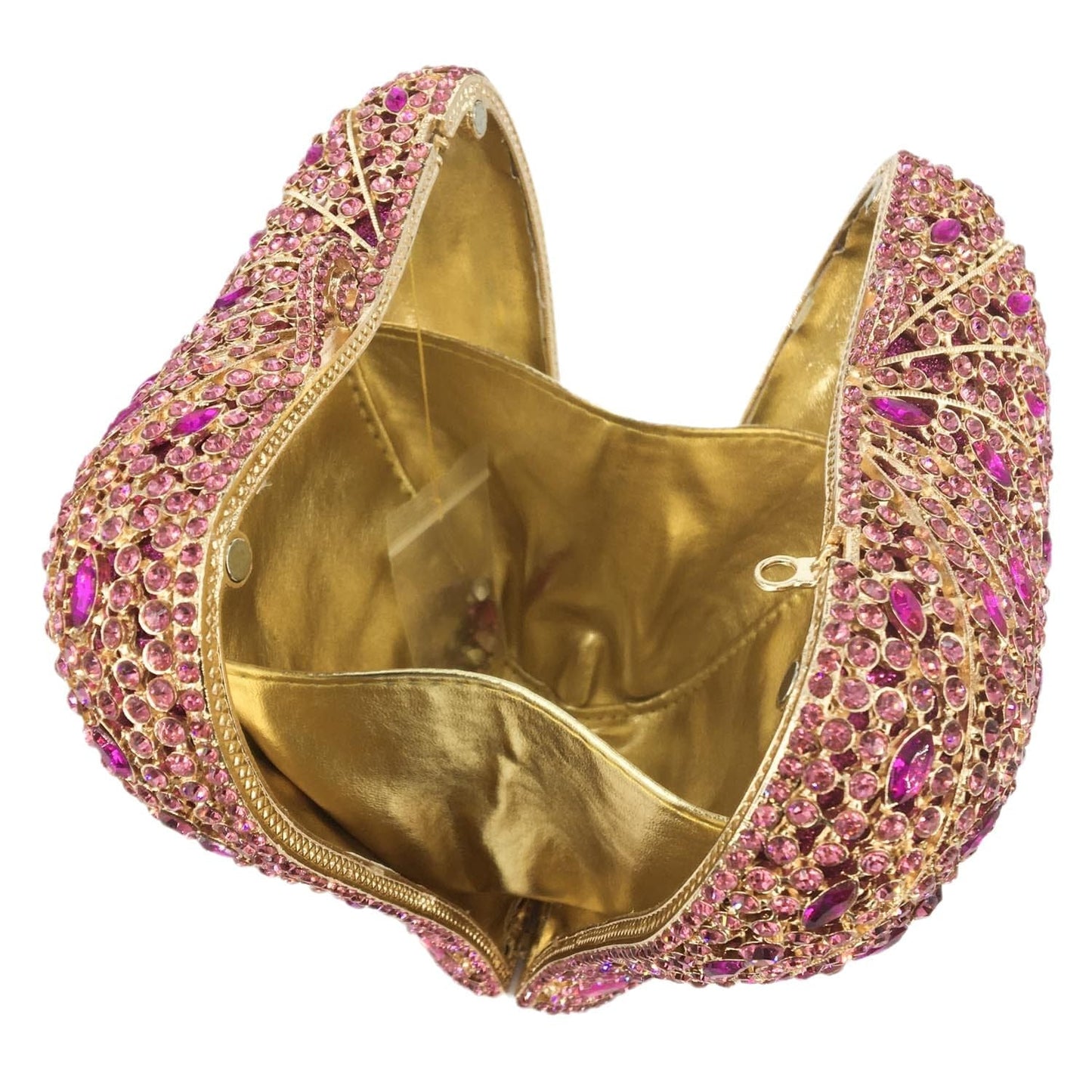 Women Crystal Clutch Evening Purses and Handbags Bridal Handbag Wedding Diamond Crown Shape Party Bag