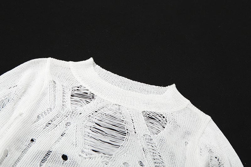 Women Knitted Outfits Autumn Hollow out 2 Piece Set Women Set Soild Crop top Two  Piece Set with Flare Pants