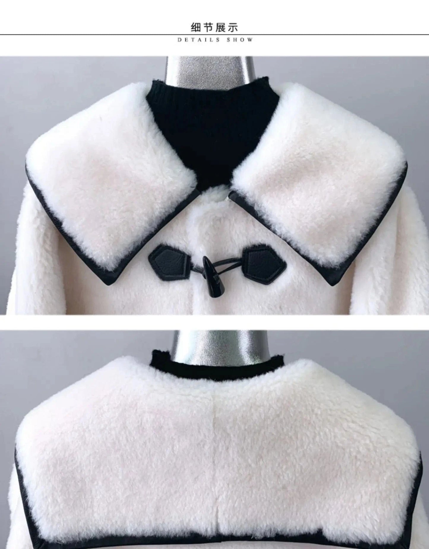 Women Lady Lamb Wool Fur Warm Long Coat Female Girl Sheep Shearling Fur Winter Parka Elegant Jacket Overcoat JT3200