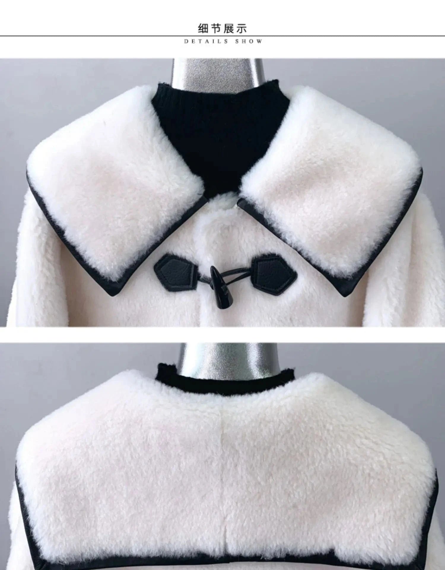 Women Lady Lamb Wool Fur Warm Long Coat Female Girl Sheep Shearling Fur Winter Parka Elegant Jacket Overcoat JT3200