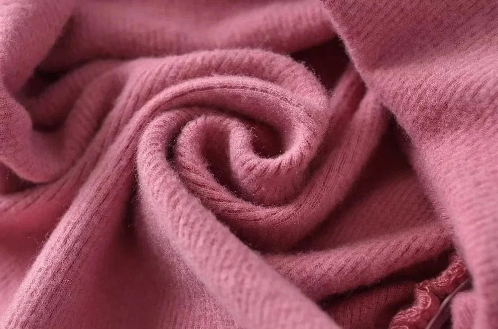 Women Long Sleeve Basic Candy Color Turtleneck Crop Top with Elastic Side Stack High Stretch Cotton Mock Neck Tops