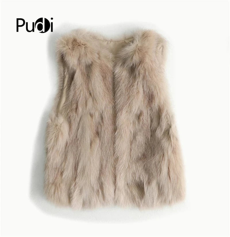 Women real wool coat lady fox lining fox fur collar jacket female Fall/Winter fur parka outwear ZY383
