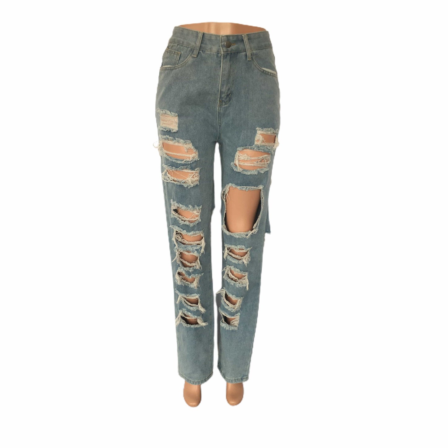Women's Fashion Versatile Loose Jeans Wide Leg Pants