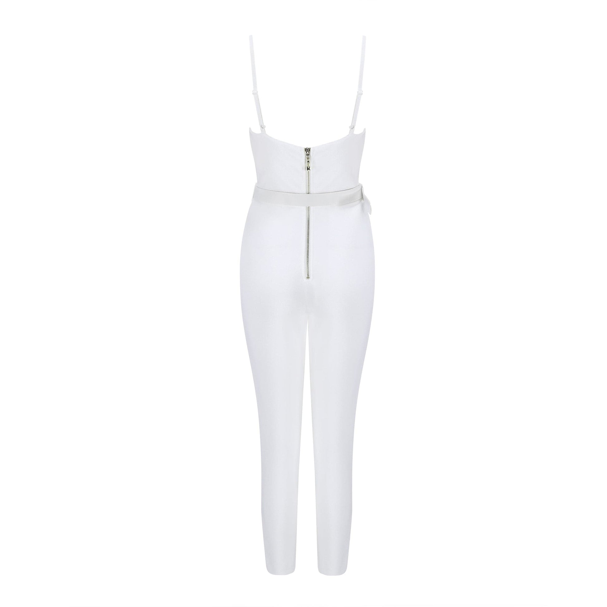 Women's Halter Bustier Slim Hip-wrapping Skinny Jumpsuit Party Bandage Dress